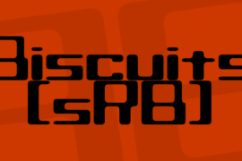 Biscuits (sRB) Font