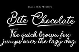 Bite Chocolate Font
