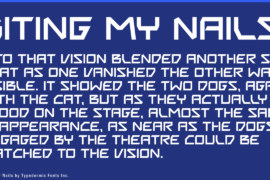 Biting My Nails Font Family