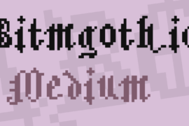 Bitmgothic Font