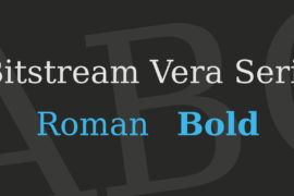 Bitstream Vera Serif Font Family