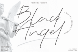 Black Angel Font