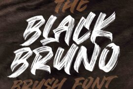 Black Bruno Font