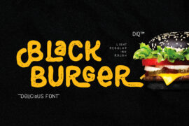 Black Burger Font