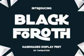 Black Foroth Font