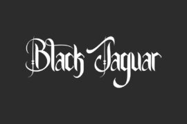 Black Jaguar Demo Font