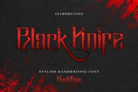 Black Knife Demo Font