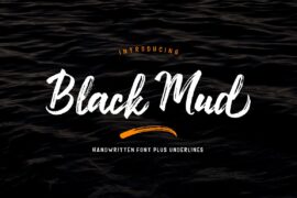 Black mud Font Family