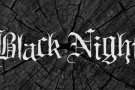 Black Night Font