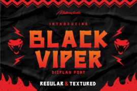 BLACK VIPER Font