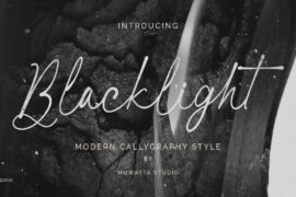 Blacklight Font