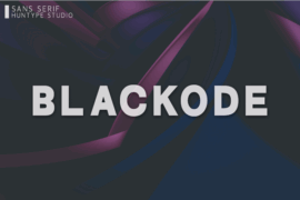 Blackode Font