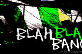 Blah blah bang Font