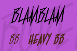 BlamBlam Font Family