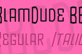 BlamDude BB Font Family
