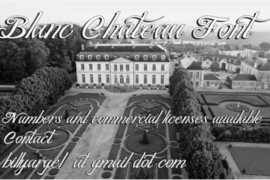 BLANC CHATEAU Font