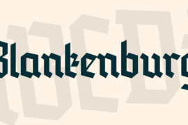 Blankenburg Font