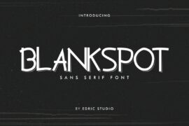 Blankspot Demo Font