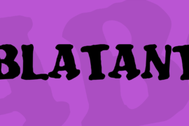 Blatant Font