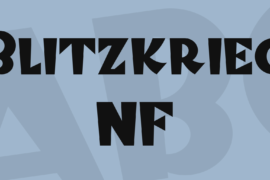 Blitzkrieg NF Font