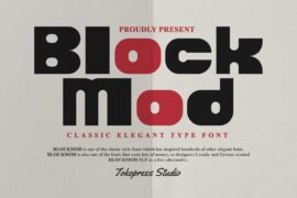 Blockmod Font
