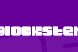 Blockster Font