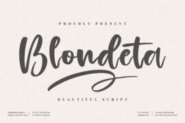 Blondeta Font Family
