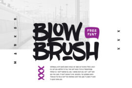 BlowBrush Font