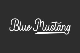 Blue Mustang Demo Font