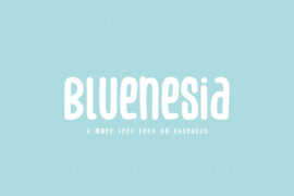 Bluenesia Font
