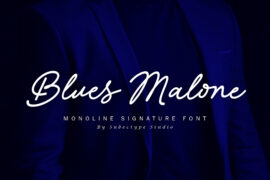 Blues Malone Font