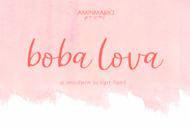boba lova Font