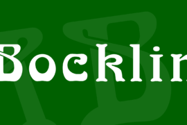 Bocklin Font