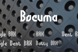 Bocuma Font Family