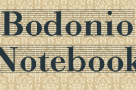 Bodonio Notebook Font Family
