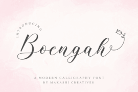 Boengah_DEMO Font