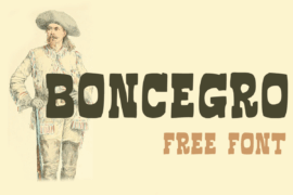 Boncegro FF 4F Font