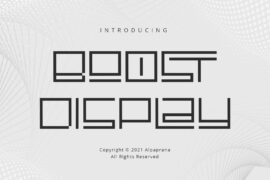 Boost Display Font