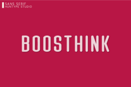 Boosthink Font