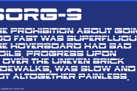 Borg 9 Font