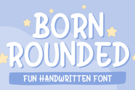 Born Rounded Demo Font