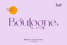 Boulogne Font