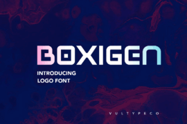 BOXIGEN Font