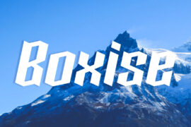 Boxise Font