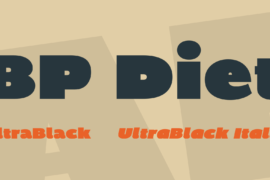 BP Diet Font Family