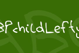 BPchildLefty Font