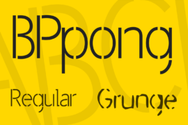 BPpong Font Family