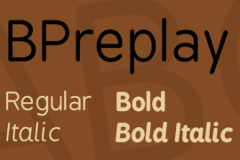 BPreplay Font Family