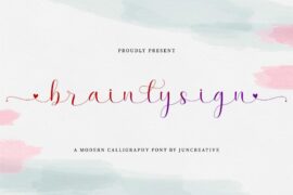 Brainlysign Font