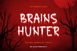 Brains Hunter Demo Font